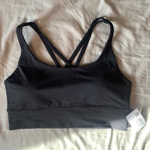 Lululemon energy bra long line black